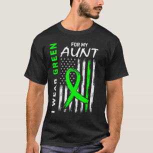 T-shirt 0 Maladie rénale de tante verte Sensibilisation à 