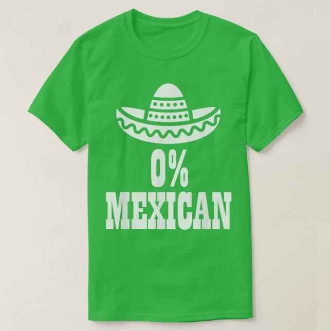 T-shirt 0 Mexicain Cinco de Mayo Vêtements drôle Cinco de  (Design devant)