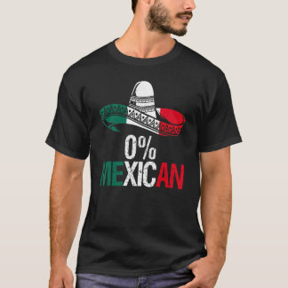 T-shirt 0 Mexican With Sombrero And Mustache For Cinco de 