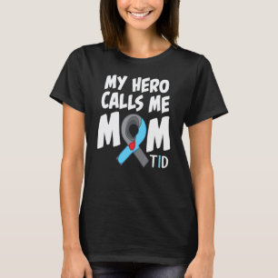 T-shirt 0 Mon héros m'appelle maman T1d diabétique de type