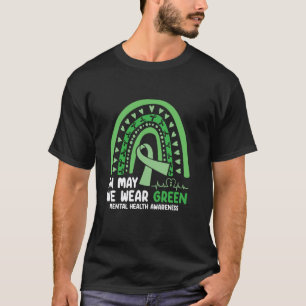 T-shirt 0 Nous Portons la Sensibilisation à la Santé Menta
