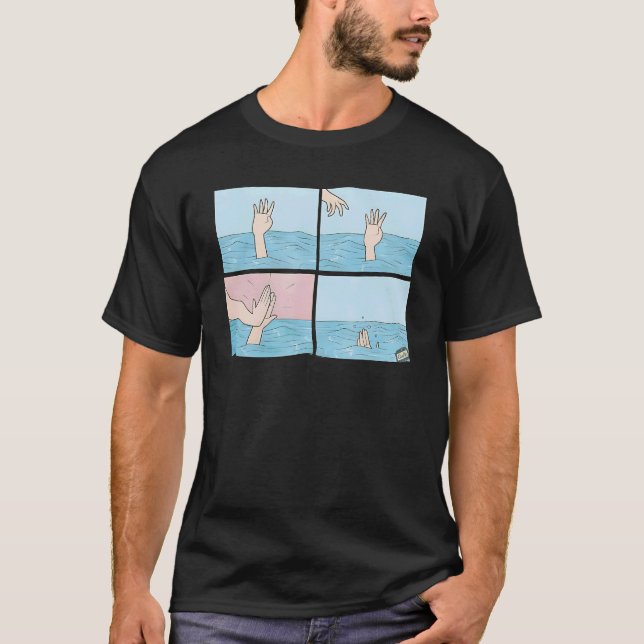 T-shirt 0 Noyade High Five La santé mentale compte Awarene (Devant)