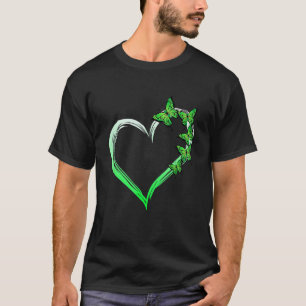 T-shirt 0 Papillon bleu du cœur qui se propage Mois de la