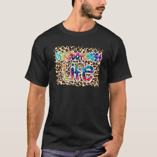 T-shirt 0 Phlébotomiste Vie Tie Dye Léopard