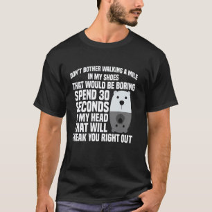 T-shirt 0 Santé mentale Anxiété Ne dérange pas Trouble bip