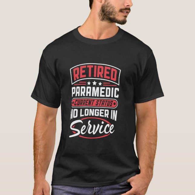 T-shirt 0 Secouriste à la retraite plus en service (Devant)