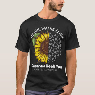 T-shirt 0 Sensibilisation au diabète PERSONNE NE MARCHE SE