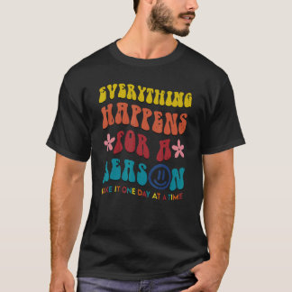 T-shirt 0 Tout arrive pour une raison Santé mentale Pe