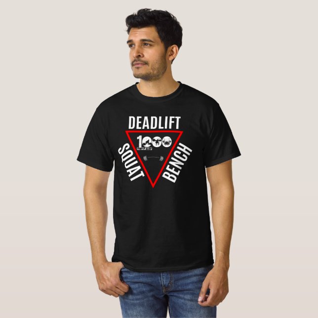 T-shirt 1000 LB Club Deadlift Banch sans manches (Devant entier)