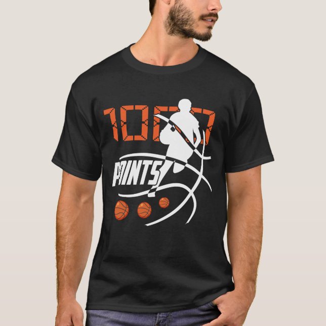 T-shirt 1000 Points Basketball Scorer High School Basketba (Devant)