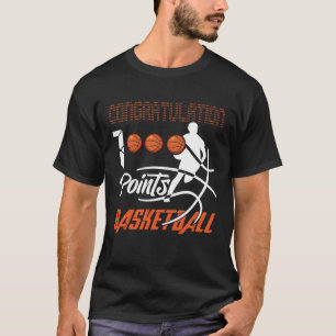 T-shirt 1000 Points Basketball Scorer High School Basketba
