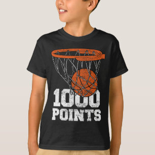 T-shirt 1000 Points Bysketbyll Scorer High School Bysketby