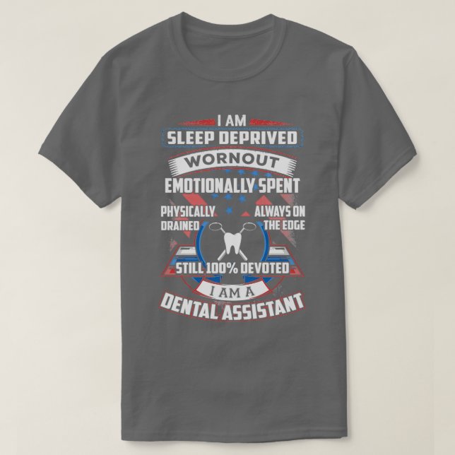 T-shirt 100 Adjointe dentaire dédiée (Design devant)