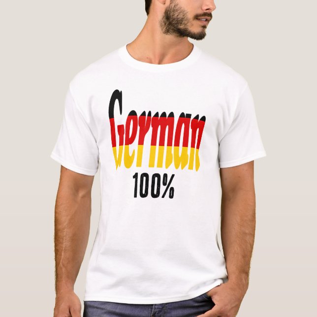 T-shirt 100% allemand (Devant)