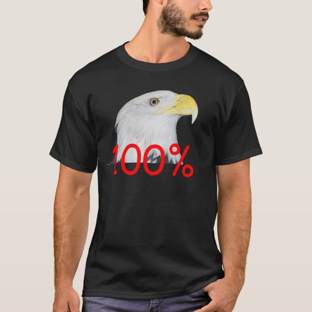 T-SHIRT 100% AMÉRICAIN (Devant)