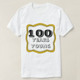 T-shirt 100 ans anniversaire de jeunes de 100th