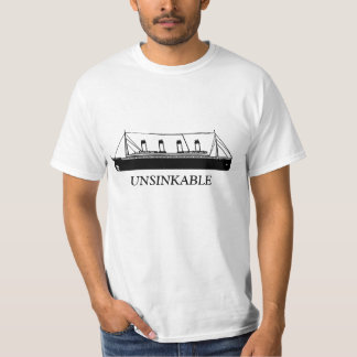 T-shirt 100 ans de Titanic insubmersible
