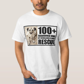 T-shirt 100+ Chiens abandonnés des marais la Floride