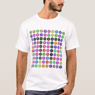 T-shirt 100 chiffres de pi