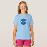 T-shirt 100% coton pour filles Iconic NASA (bleu L<br><div class="desc">Cet article est sans conteste le symbole de notre époque : l'insigne classique de la NASA. Un symbole audacieux qui, comme la NASA elle-même, ne connaît aucune limite. Immédiatement reconnaissable à travers le monde, l'Insignia de la NASA a longtemps défendu le progrès, l'innovation, et le type d'audace et d'audace quasiment...</div>