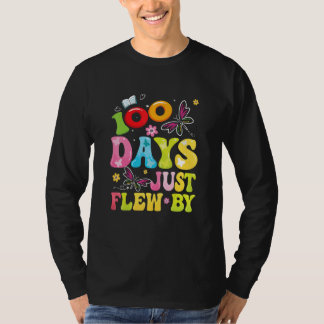 T-shirt 100 Days Just Flew By Butterfly 100th Day of Schoo