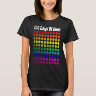 T-shirt 100 Days Of Hues Colors School Teacher & Student
