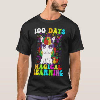 T-shirt 100 Days Of Magical Learning 100th Day Of School U