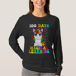 T-shirt 100 Days Of Magical Learning 100th Day Of School U