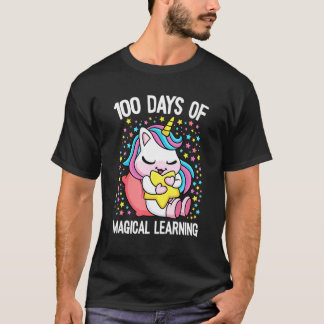 T-shirt 100 Days Of Magical Learning 100th Day Of School U