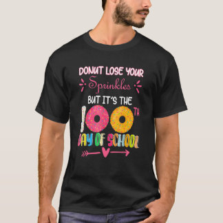 T-shirt 100 Days Of School Kindergarten Donut For Students