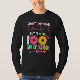 T-shirt 100 Days Of School Kindergarten Donut For Students