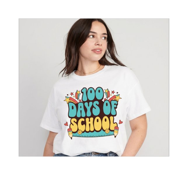 T-Shirt 100 Days Of School Pencil teachers gifts  (Créateur téléchargé)