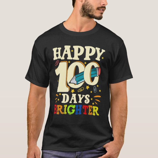 T-shirt 100 Days of School Teachers Kids Child Boys 100 Da (Devant)