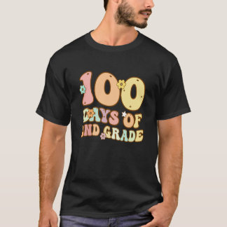 T-shirt 100 Days Of Second Grade Teacher 100th Day Of Scho