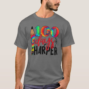 T-shirt 100 Days Sharper 100Th Day of School Teacher