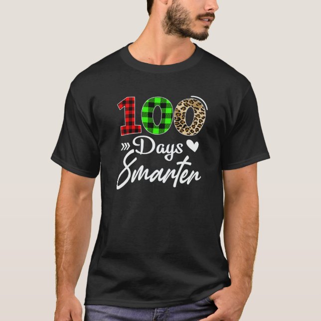 T-shirt 100 Days Smarter Happy 100th Day Of School Teacher (Devant)