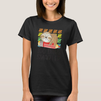 T-shirt 100 Days Smarter Kids Girls 100 Days Of School Slo
