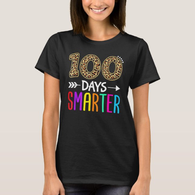 T-shirt 100 Days Smarter Kindergarten Child 100th Day Of S (Devant)