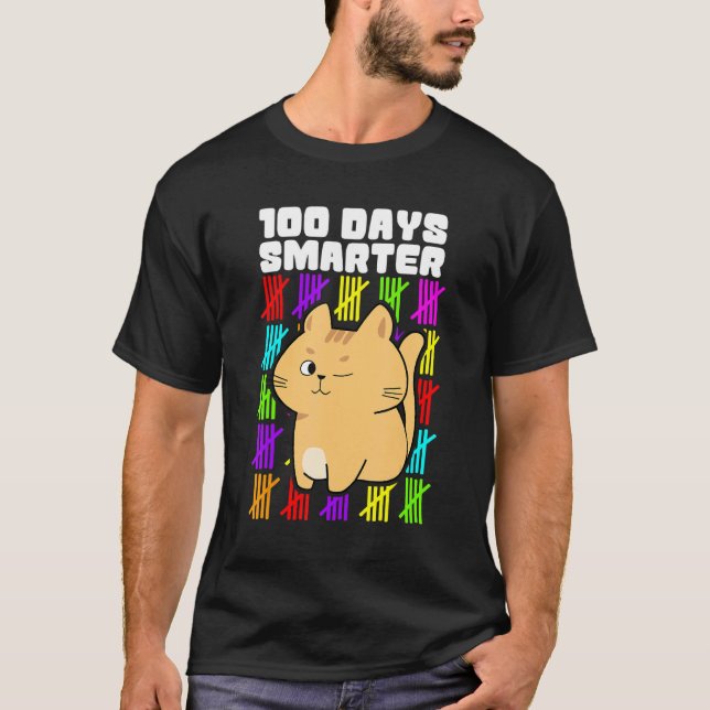 T-shirt 100 Days Smarter Shirts, Boys Girls 100th Day Of S (Devant)