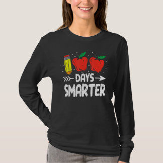 T-shirt 100 days Smarter Teacher leopard Happy 100th day O