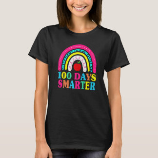 T-shirt 100 Days Smarter Teacher Or Student 100th dayLeopa