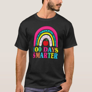 T-shirt 100 Days Smarter Teacher Or Student 100th dayLeopa