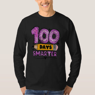 T-shirt 100 Days Smarter Teacher Student 100th Day Of Scho