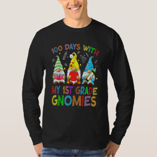 T-shirt 100 Days With My 1st Grade Gnomes Virtual Teachers