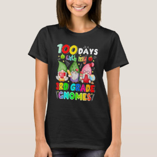 T-shirt 100 Days With My 3rd Grade Gnomies Gnome 100th Day