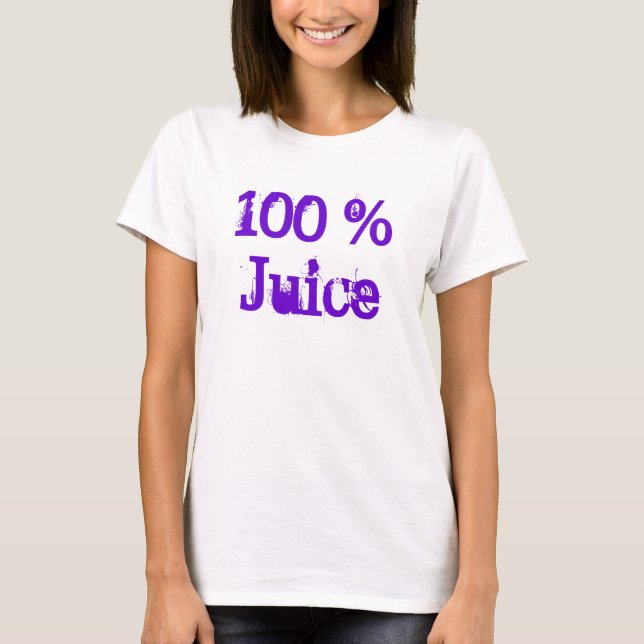 T-shirt 100% de jus (Devant)