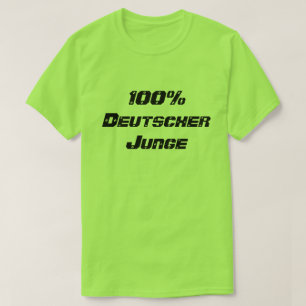 T-shirt 100% Deutscher Junge 100percen garçon allemand