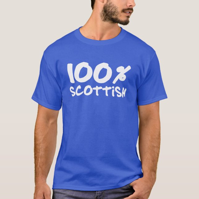 T-shirt 100% écossais (Devant)