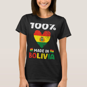 T-shirt 100% Fabriqué En Bolivie Boys Girls Ki