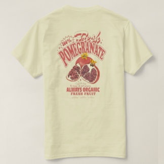 T-shirt "100% Fresh Pomegranate" – Organic Fruit Lover Tee